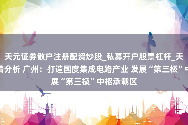 天元证券散户注册配资炒股_私募开户股票杠杆_天元融资行情分析 广州：打造国度集成电路产业 发展“第三极”中枢承载区